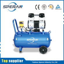 Professional factory best price 50L 2hp portable quiet oil free silent compressor